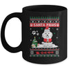 Santa Paws Poodle Merry Christmas Dog Funny Xmas Mug | siriusteestore