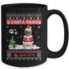 Santa Paws Pug Merry Christmas Dog Funny Xmas Mug | siriusteestore