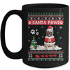 Santa Paws Pug Merry Christmas Dog Funny Xmas Mug | siriusteestore