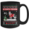 Santa Paws Siberian Husky Merry Christmas Dog Funny Xmas Mug | siriusteestore