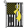 Sarcoma Awareness America Flag Yellow Ribbon | siriusteestore