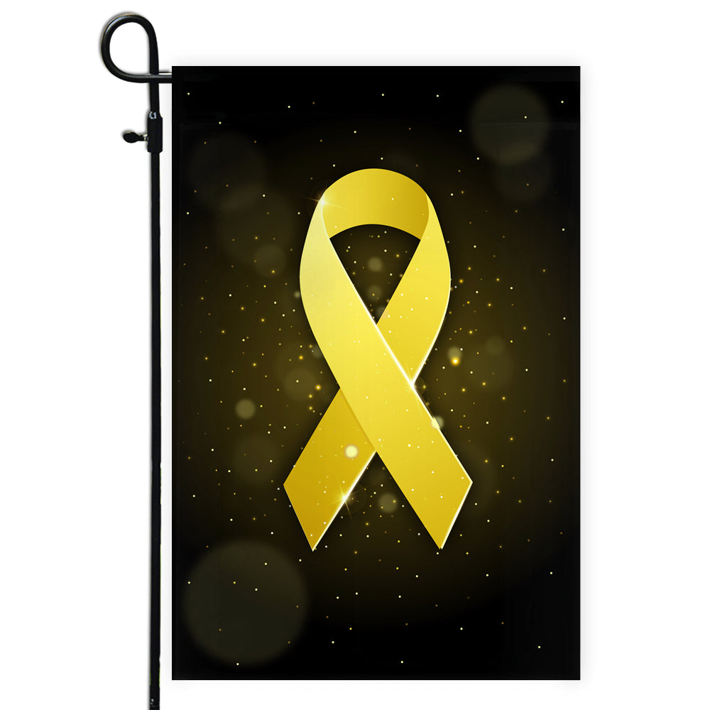 Sarcoma Awareness Flag Yellow Ribbon | siriusteestore
