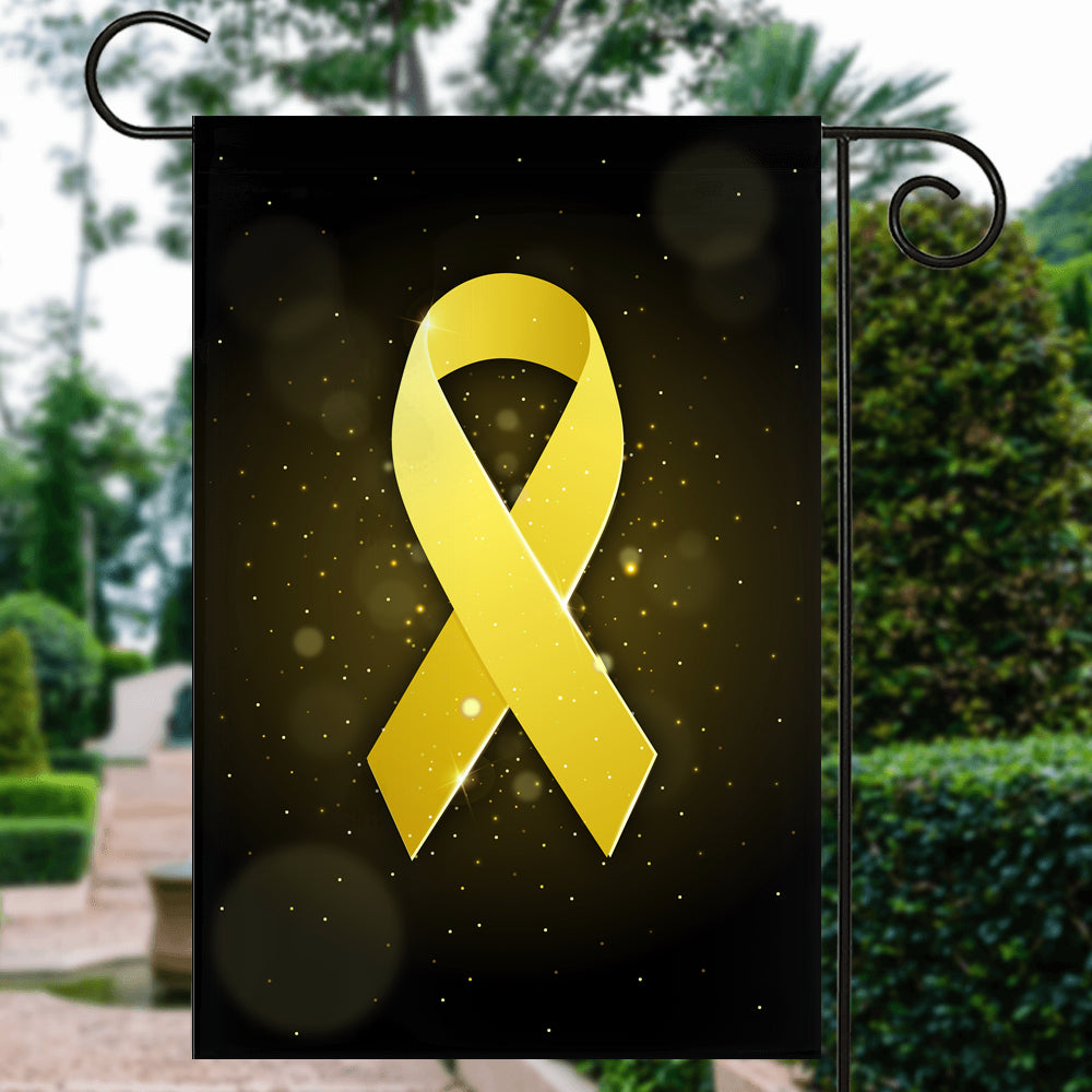 Sarcoma Awareness Flag Yellow Ribbon | siriusteestore