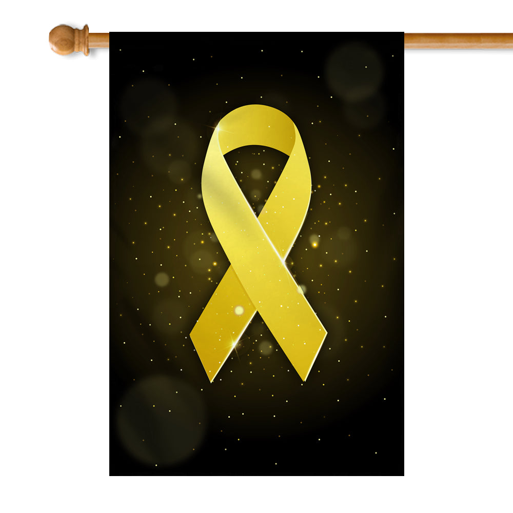 Sarcoma Awareness Flag Yellow Ribbon | siriusteestore