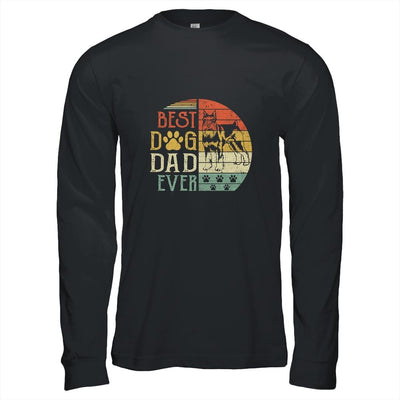 Schnauzer Best Dog Dad Ever Vintage Father's Day Retro Shirt & Hoodie | Siriustee.com