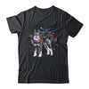 Schnauzer Dog American USA Flag 4th of July Men women Lover Shirt & Tank Top | siriusteestore