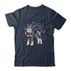 Schnauzer Dog American USA Flag 4th of July Men women Lover Shirt & Tank Top | siriusteestore