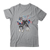 Schnauzer Dog American USA Flag 4th of July Men women Lover Shirt & Tank Top | siriusteestore