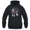 Schnauzer Dog American USA Flag 4th of July Men women Lover Shirt & Tank Top | siriusteestore