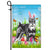 Schnauzer Happy Easter Day Holiday Flag Funny Dog Dog Wear Bunny Ears Headband Cute for Home Decor | siriusteestore