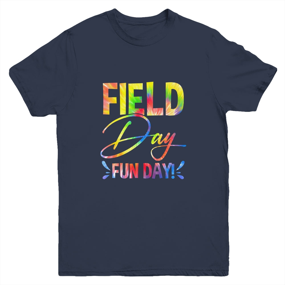 School Field Day Fun Tie Dye Field Day Teacher Kids Youth Shirt | siriusteestore