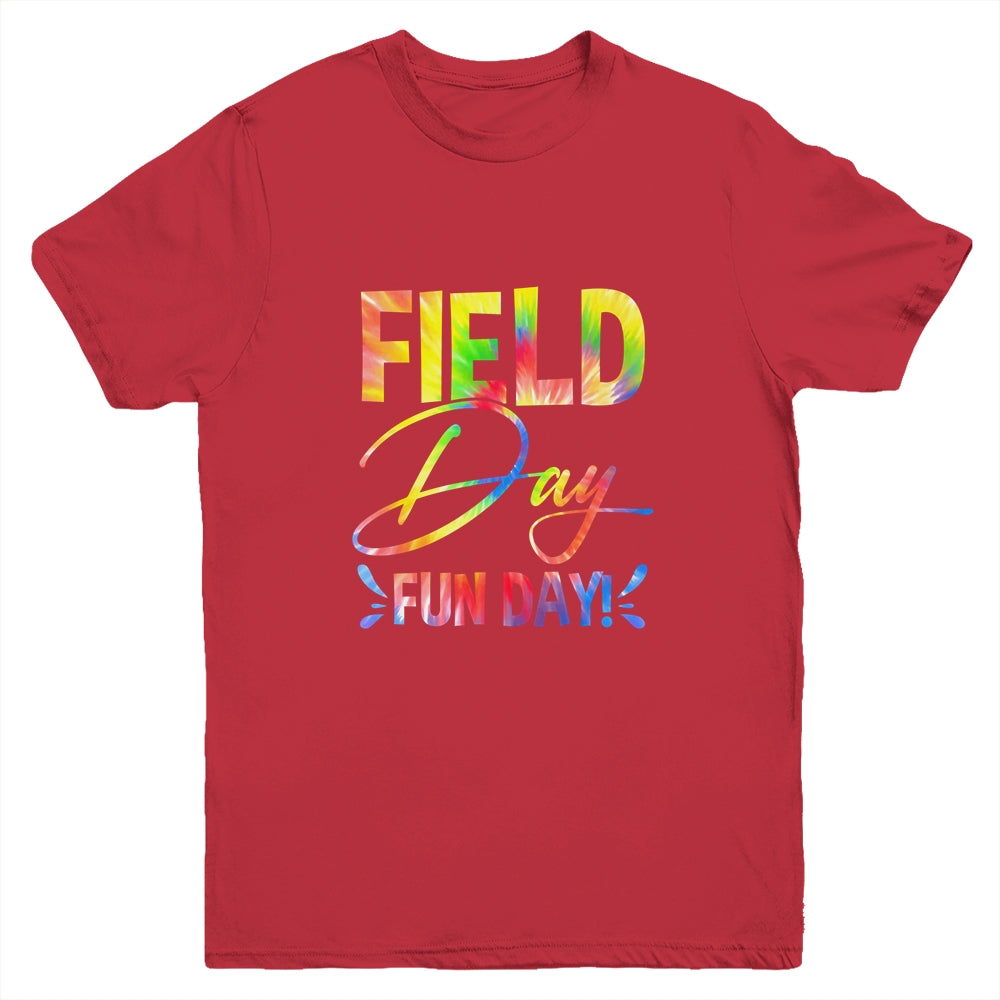 School Field Day Fun Tie Dye Field Day Teacher Kids Youth Shirt | siriusteestore