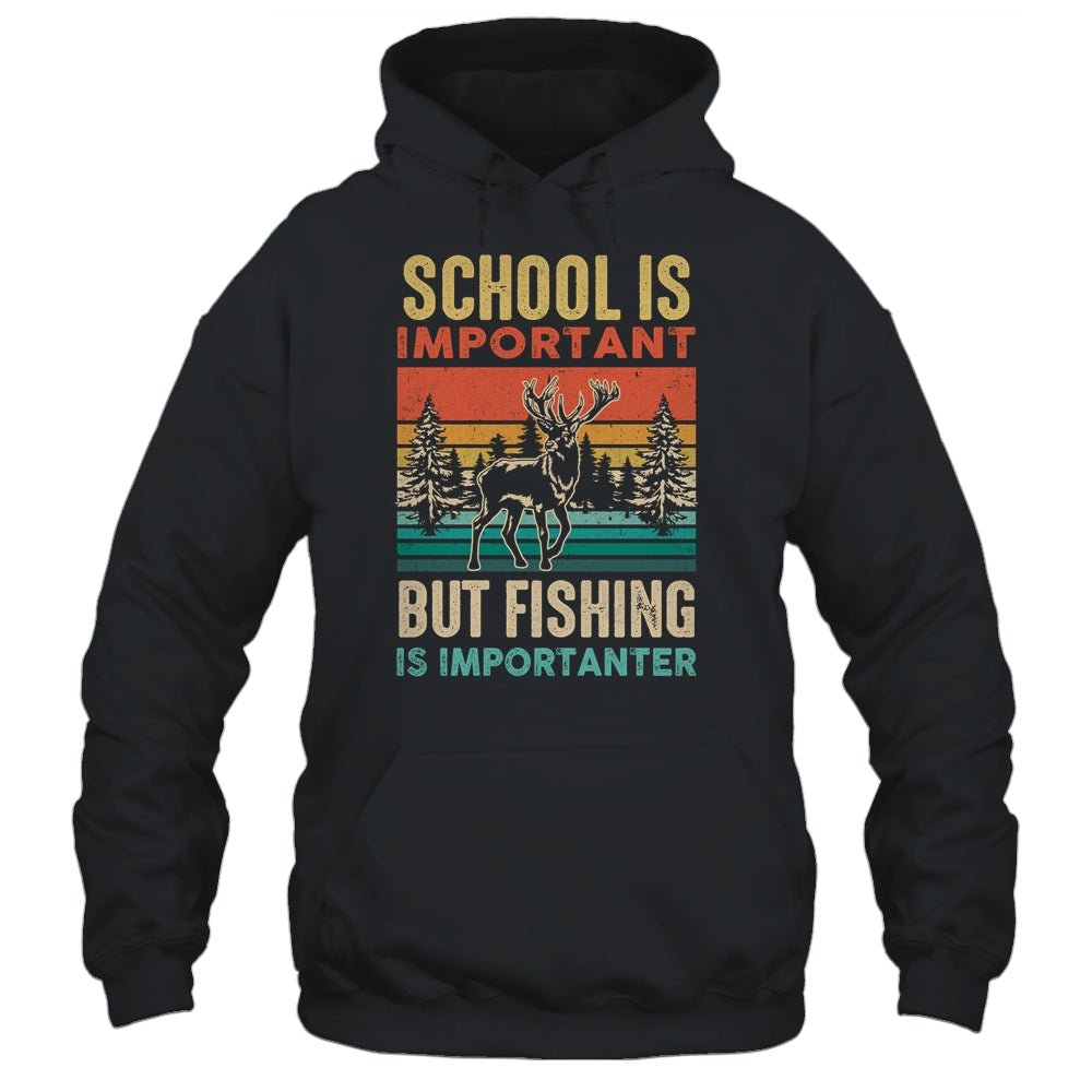 School Is Important But Hunting Is Importanter For Men Shirt & Hoodie | siriusteestore