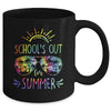 Schools Out For Summer Glasses Last Day Of School Tie Dye Mug | siriusteestore