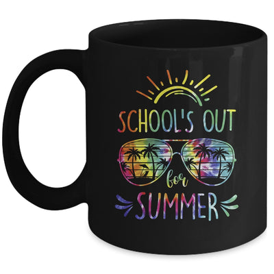 Schools Out For Summer Glasses Last Day Of School Tie Dye Mug | siriusteestore