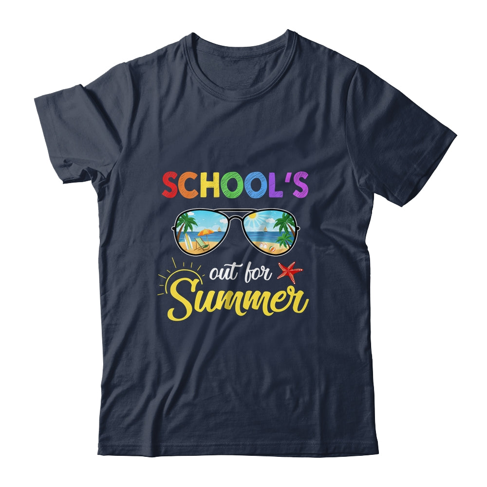 Schools Out For Summer Last Day Of School Student Teacher Shirt & Tank Top | siriusteestore