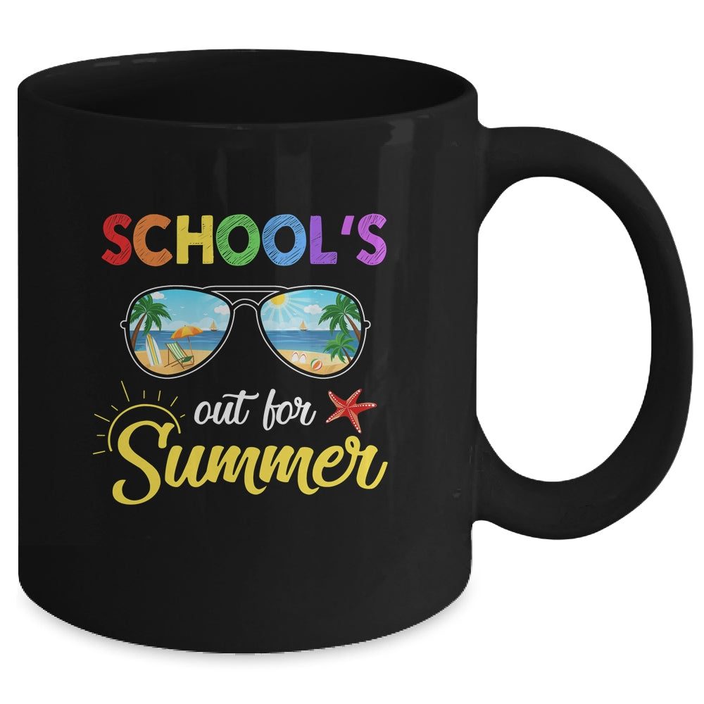 Schools Out For Summer Last Day Of School Student Teacher Mug | siriusteestore