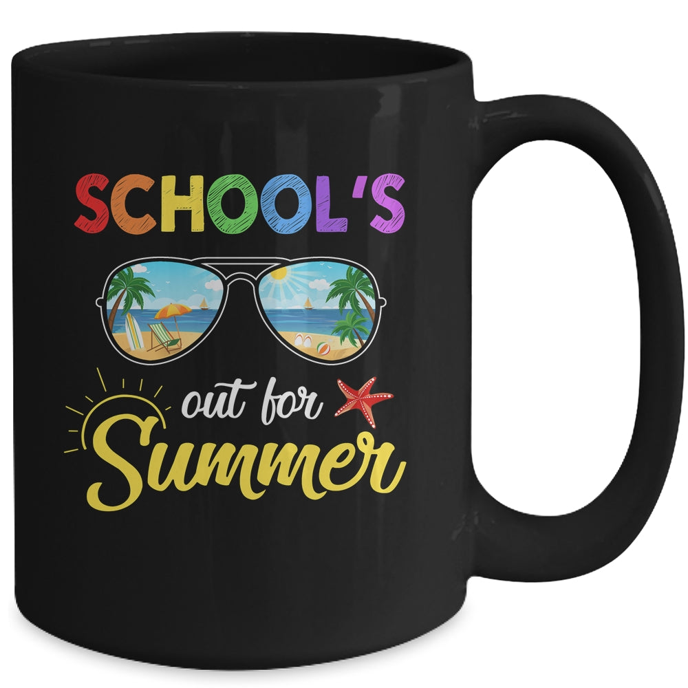 Schools Out For Summer Last Day Of School Student Teacher Mug | siriusteestore
