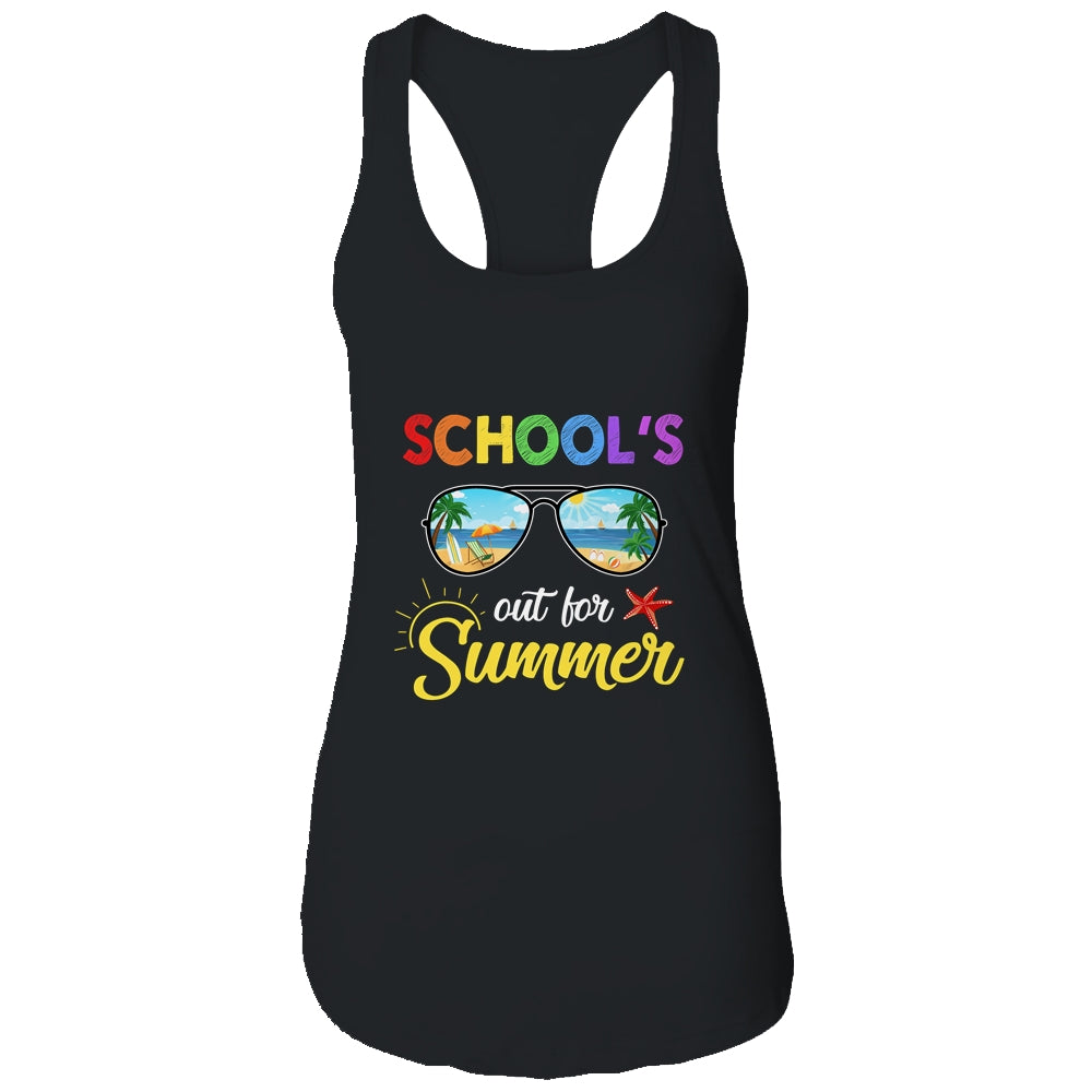 Schools Out For Summer Last Day Of School Student Teacher Shirt & Tank Top | siriusteestore