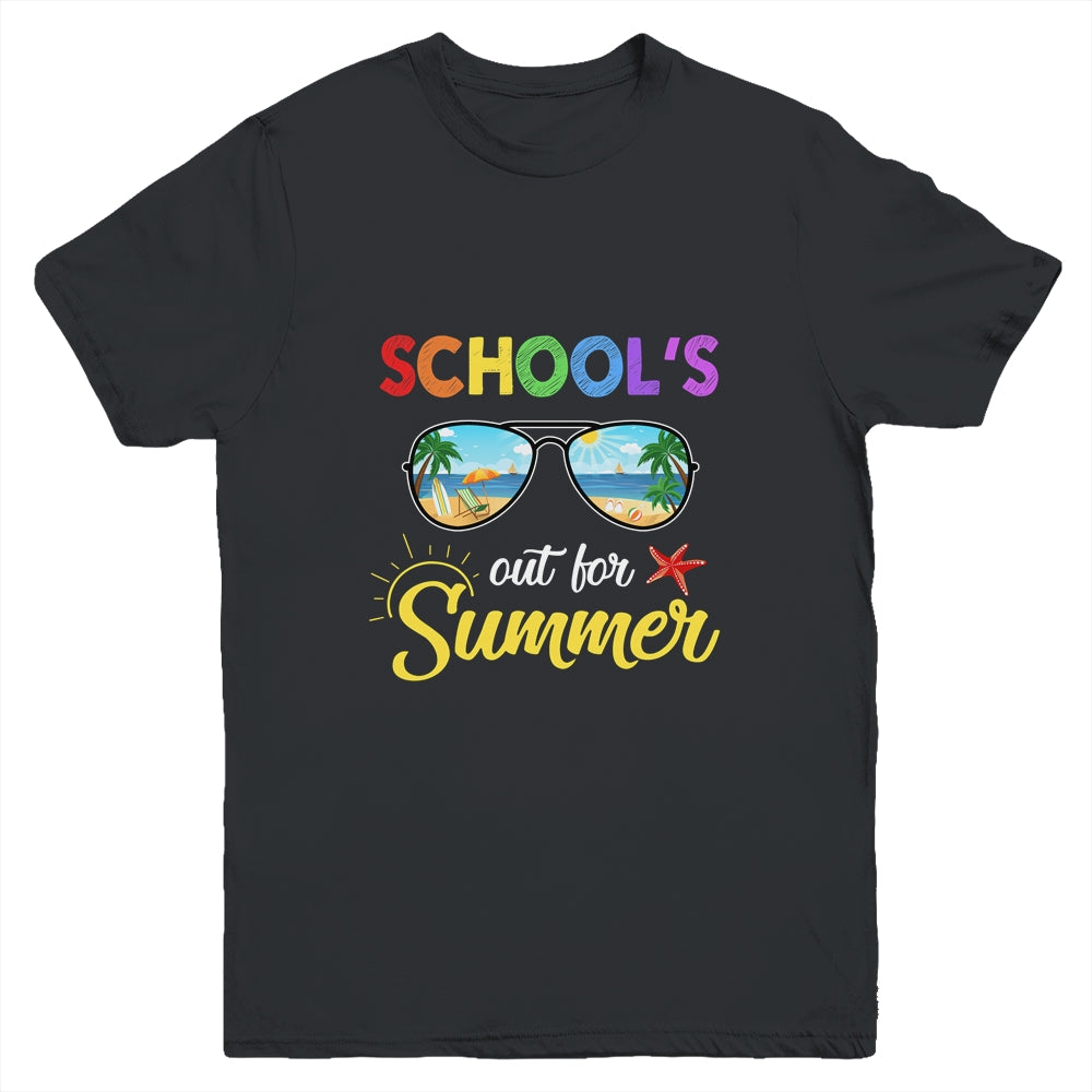 Schools Out For Summer Last Day Of School Student Teacher Youth Shirt | siriusteestore