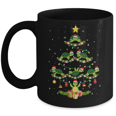 Sea Turtles Lover Xmas Gift Sea Turtle Christmas Tree Mug | siriusteestore