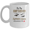 September Birthday Leopard It's My Birthday September Queen Mug | siriusteestore