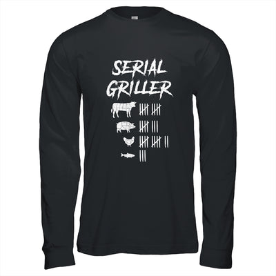 Serial Griller Fathers Day Funny Grilling Grill BBQ Chef Shirt & Hoodie | siriusteestore