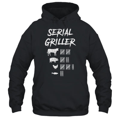 Serial Griller Fathers Day Funny Grilling Grill BBQ Chef Shirt & Hoodie | siriusteestore