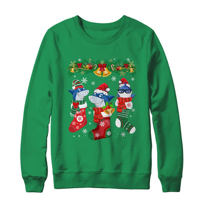 Shark Socks Christmas Funny Family Christmas Shirt & Sweatshirt | siriusteestore