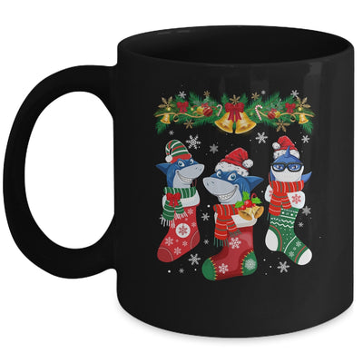 Shark Socks Christmas Funny Family Christmas Mug | siriusteestore