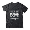 She's My Boo Skull Face Matching Halloween Couples Funny Shirt & Hoodie | siriusteestore