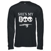 She's My Boo Skull Face Matching Halloween Couples Funny Shirt & Hoodie | siriusteestore