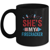 She's My Firecracker His And Hers 4th July Matching Couples Mug | siriusteestore