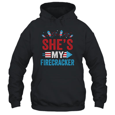She's My Firecracker His And Hers 4th July Matching Couples Shirt & Tank Top | siriusteestore