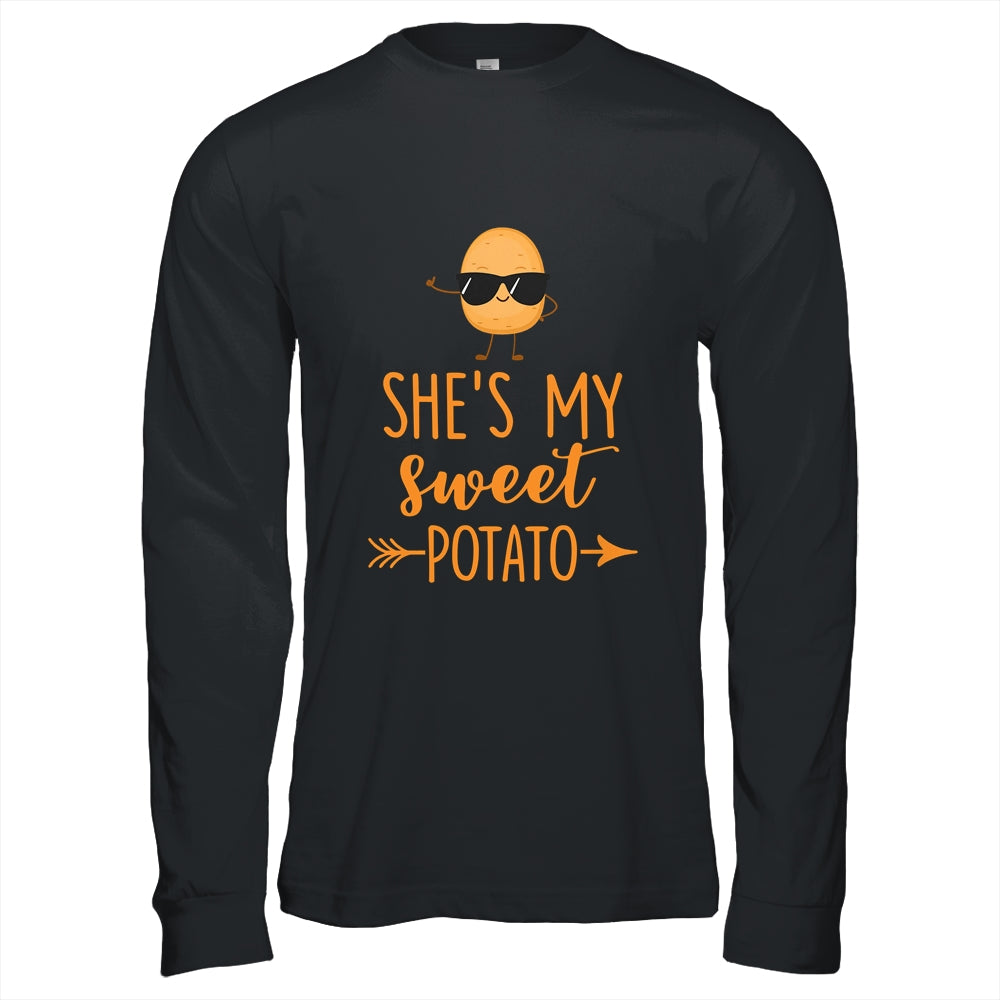 She's My Sweet Potato I Yam Thanksgiving Matching Couples Shirt & Hoodie | siriusteestore