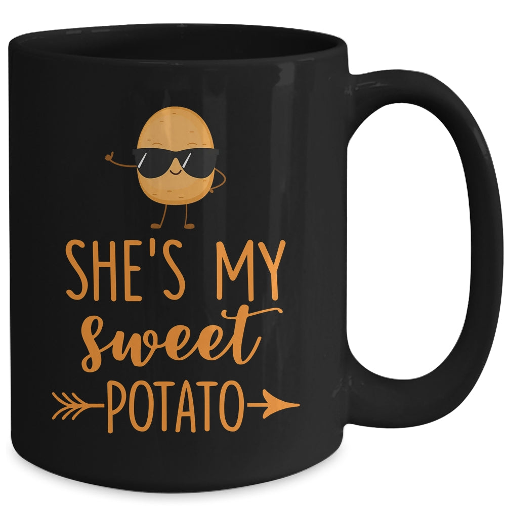 She's My Sweet Potato I Yam Thanksgiving Matching Couples Mug | siriusteestore