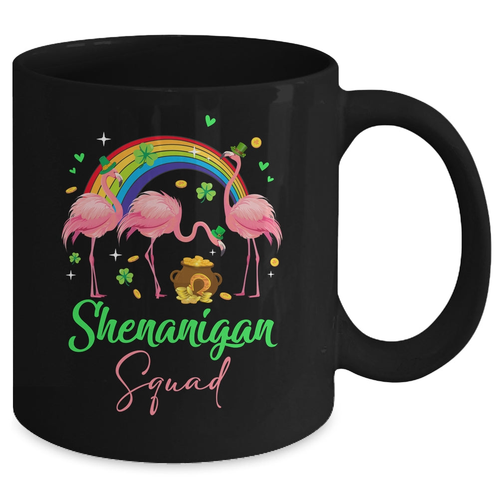 Shenanigan Squad Irish Flamingo Leprechaun St Patricks Day Mug | siriusteestore