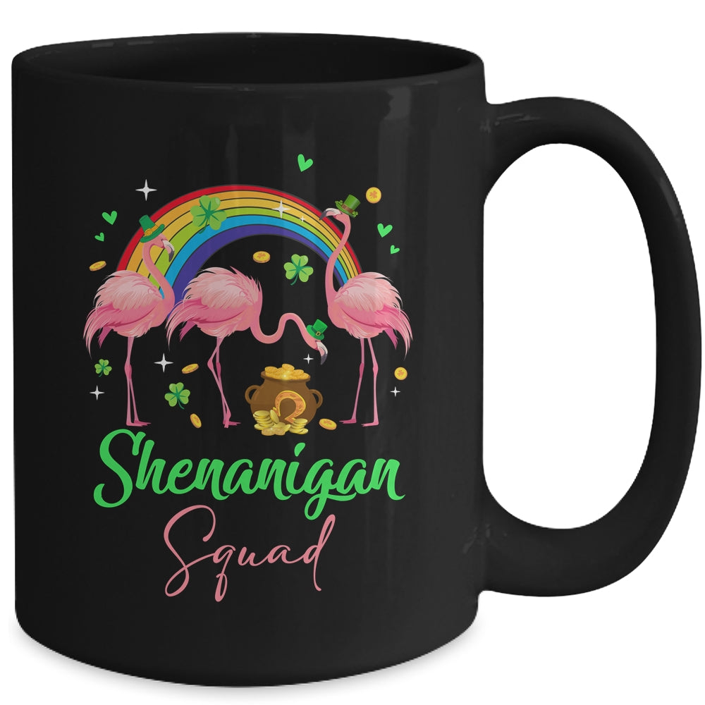 Shenanigan Squad Irish Flamingo Leprechaun St Patricks Day Mug | siriusteestore