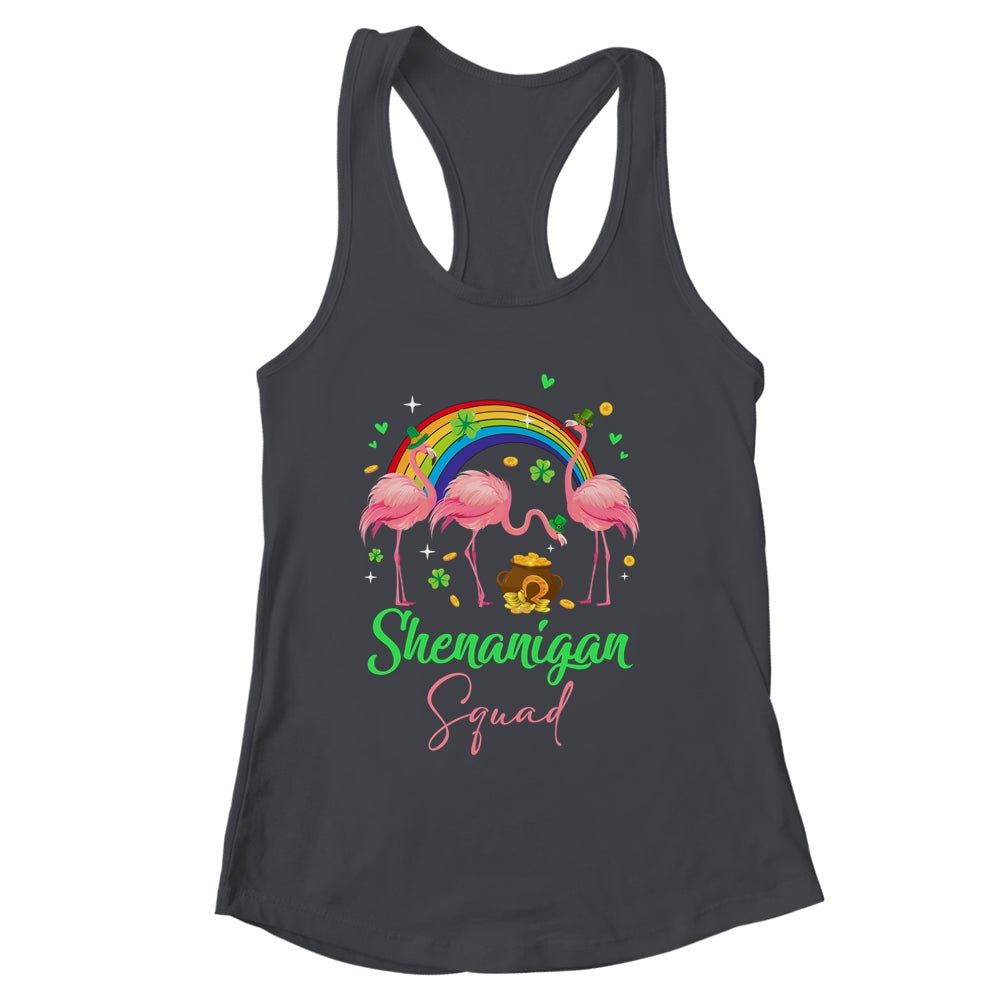 Shenanigan Squad Irish Flamingo Leprechaun St Patricks Day Shirt & Tank Top | siriusteestore