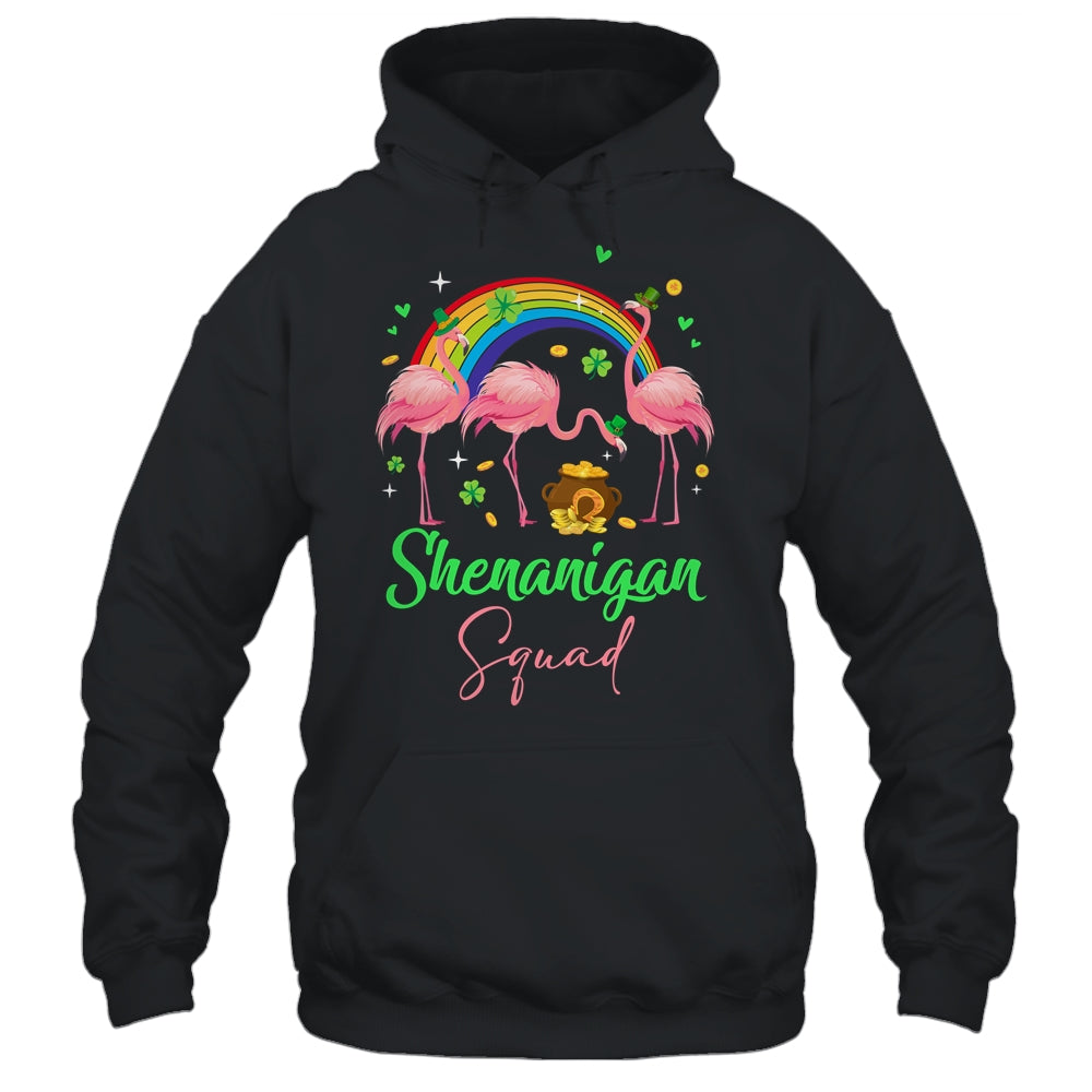 Shenanigan Squad Irish Flamingo Leprechaun St Patricks Day Shirt & Tank Top | siriusteestore