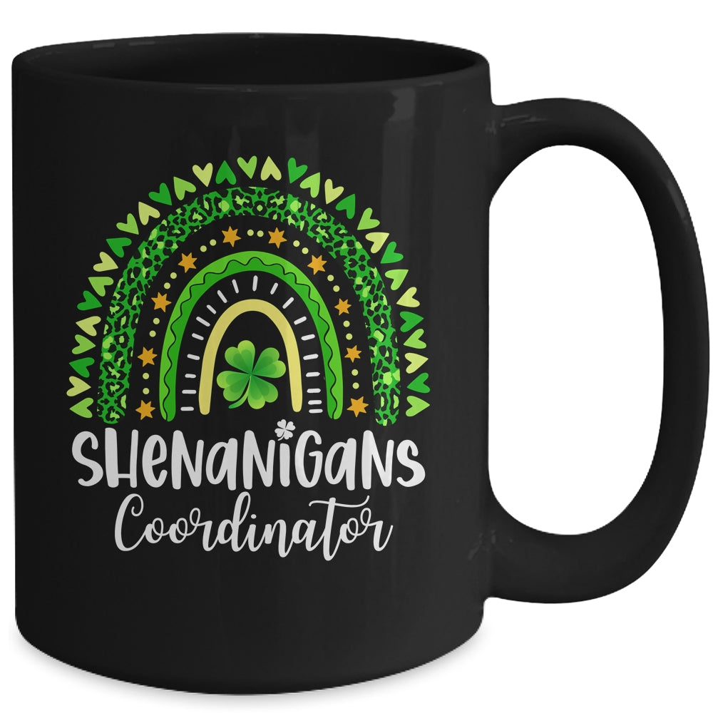 Shenanigans Coordinator Rainbow St Patricks Day Gnome Mug | siriusteestore