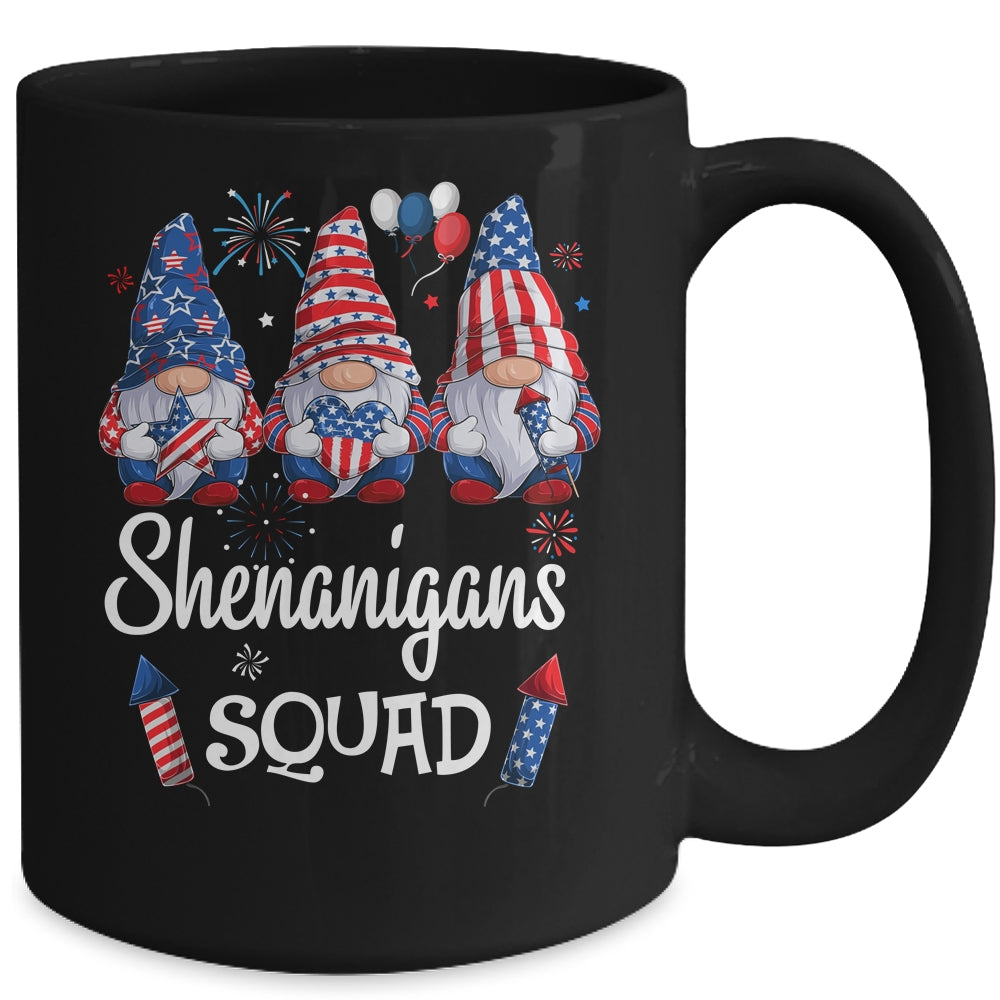 Shenanigans Squad 4th Of July Gnomes USA Independence Day Mug | siriusteestore