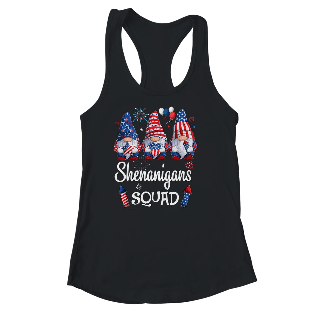 Shenanigans Squad 4th Of July Gnomes USA Independence Day Shirt & Tank Top | siriusteestore