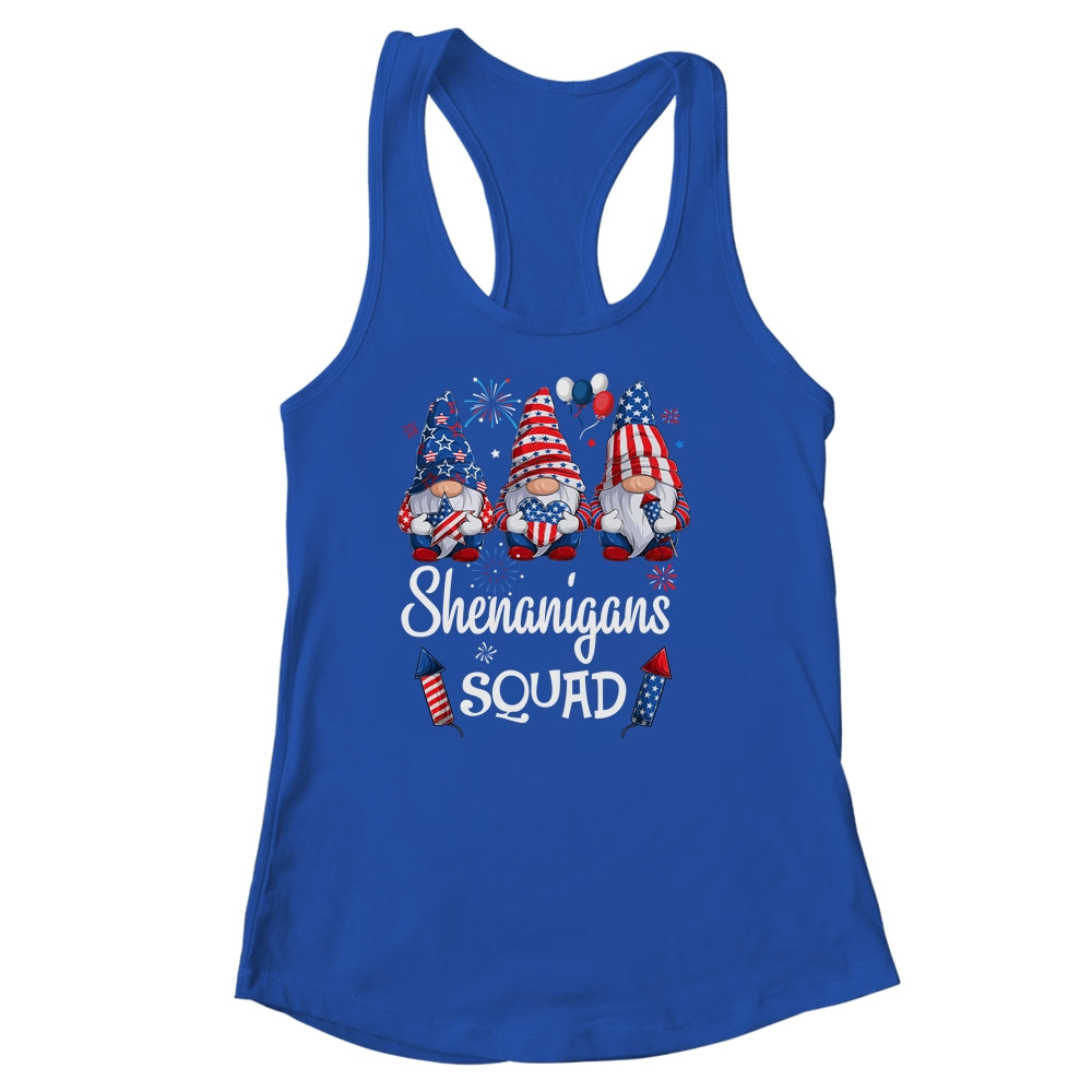 Shenanigans Squad 4th Of July Gnomes USA Independence Day Shirt & Tank Top | siriusteestore