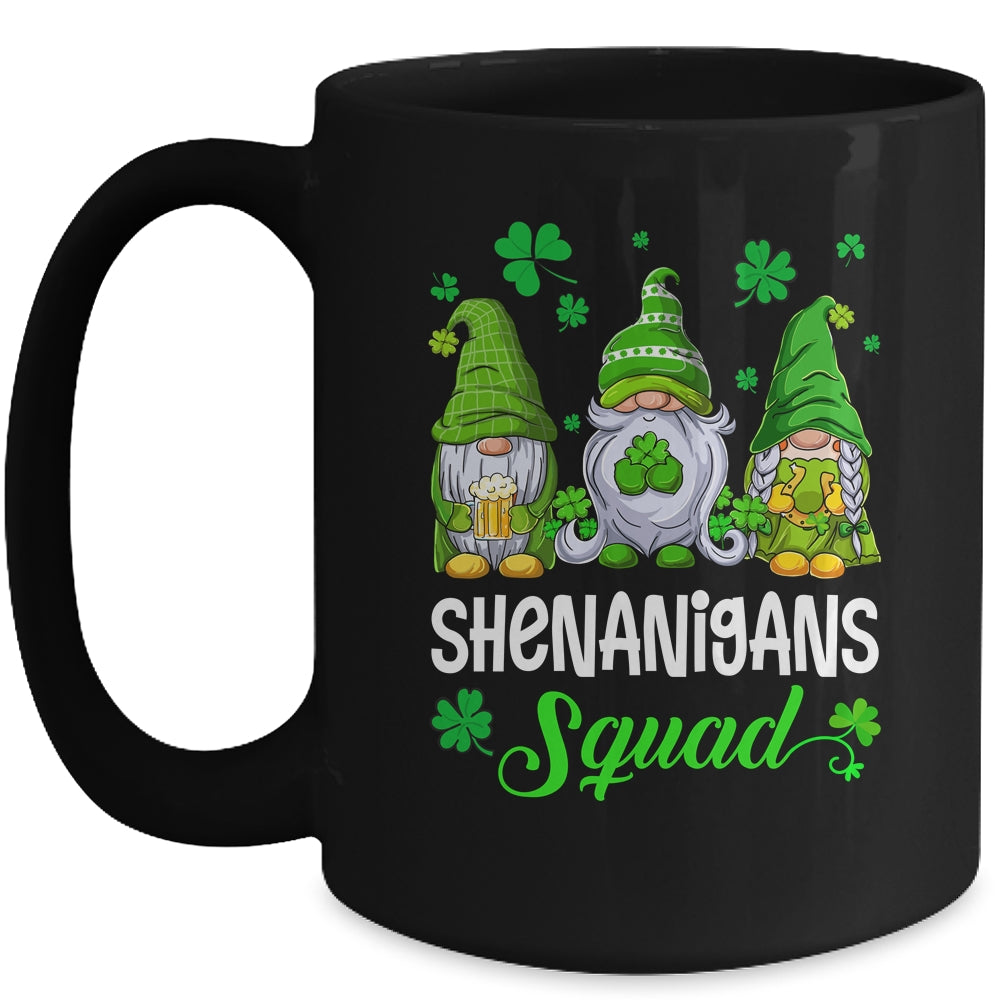 Shenanigans Squad Gnomes Shamrock Happy St Patricks Day Mug | siriusteestore