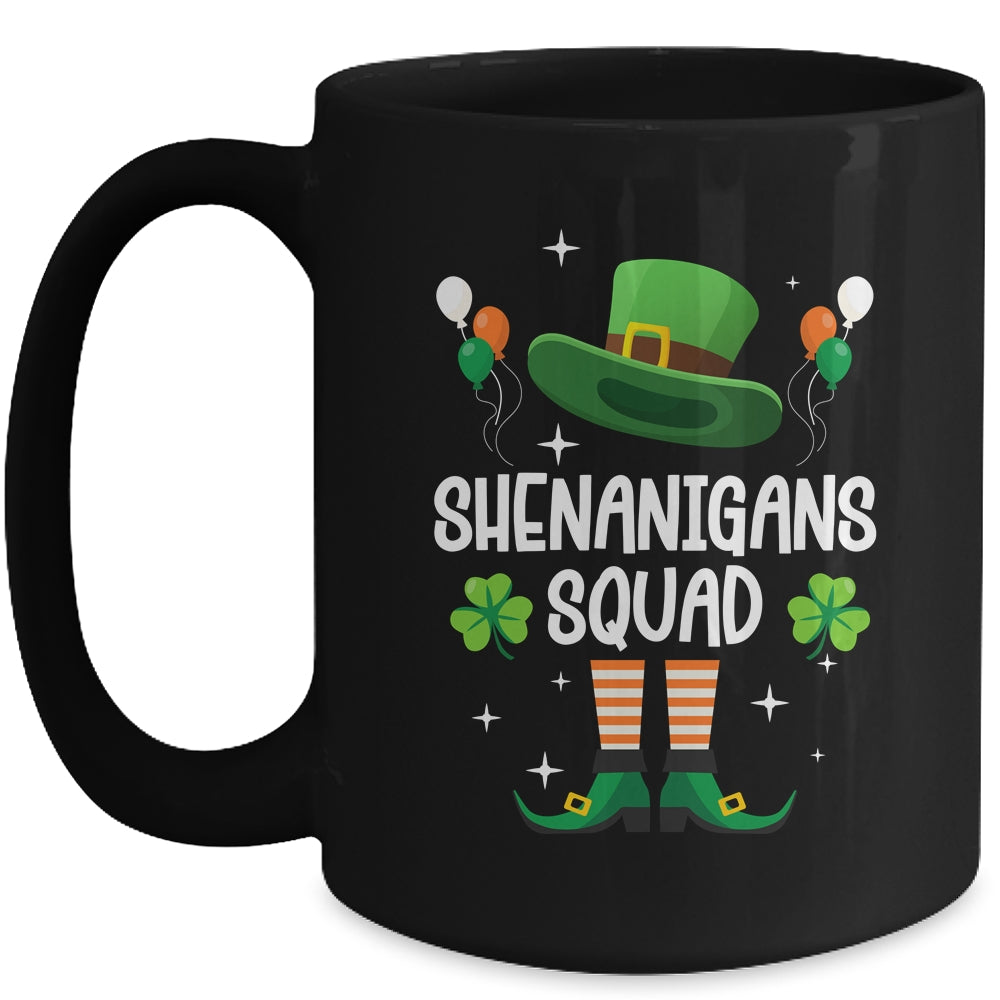 Shenanigans Squad Irish Funny Saint Patricks Day Mug | siriusteestore