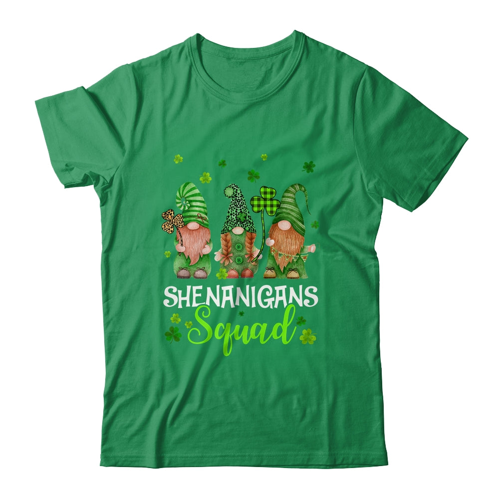 Shenanigans Squad St Patricks Day Gnomes Green Proud Irish Shirt & Hoodie | siriusteestore
