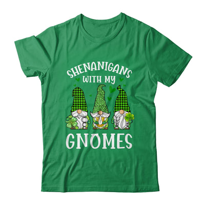 Shenanigans With My Gnomies St Patricks Day Gnome Shamrock Shirt & Hoodie | siriusteestore