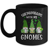 Shenanigans With My Gnomies St Patricks Day Gnome Shamrock Mug | siriusteestore