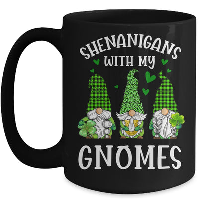 Shenanigans With My Gnomies St Patricks Day Gnome Shamrock Mug | siriusteestore